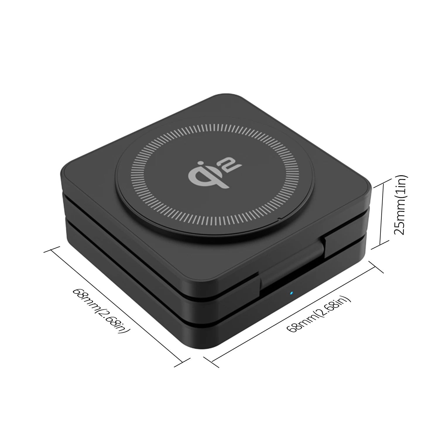 QI2 3 in 1 Magnetic Wireless Chargers For iPhone 16 15 14 13 12 Fast Charging Station For Apple Watch Airpods 3 4 charger stand
