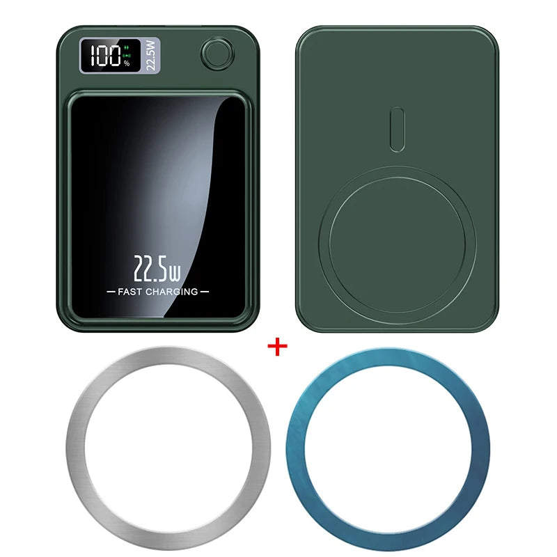 20000mAh Magnetic Power Bank PD20W Fast Charging Magsafe Powerbank Wireless Charger External Battery for iPhone 16 15 14 13  pro