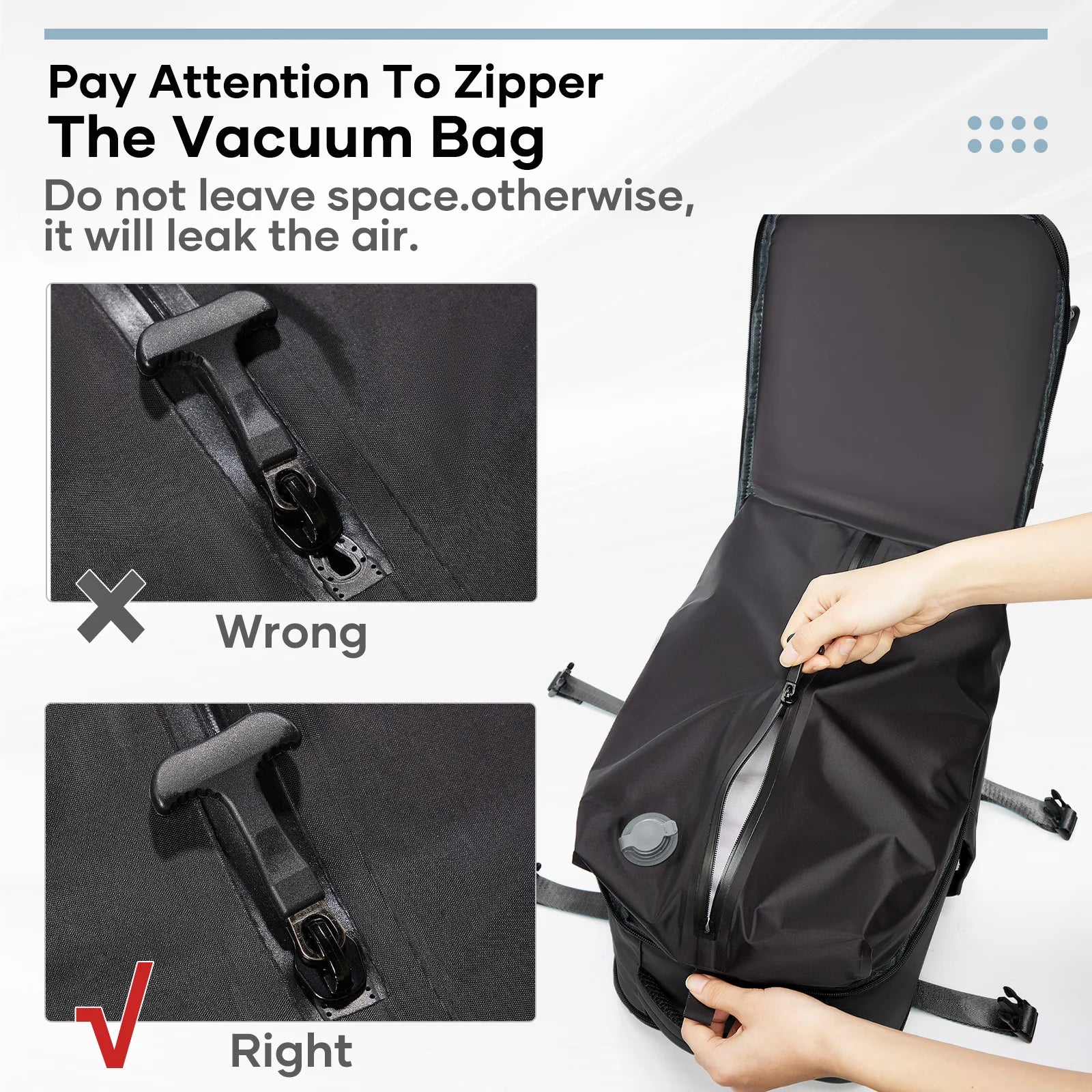 Men Vacuum Compression Backpack 15.6in Laptop Backpack Expand Hiking Vacuum Travel Backpack, Ryanair Backpack 40x20x25 Cabin Bag