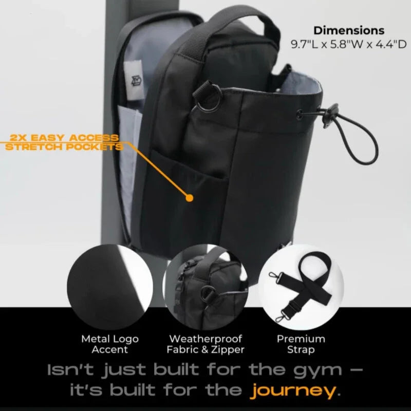 2025 New Magnetic Water Bottle Pouch Bag Gym-specific Water Cup Holder with Strong Magnet for Outdoor Sports Cup Holder Bag